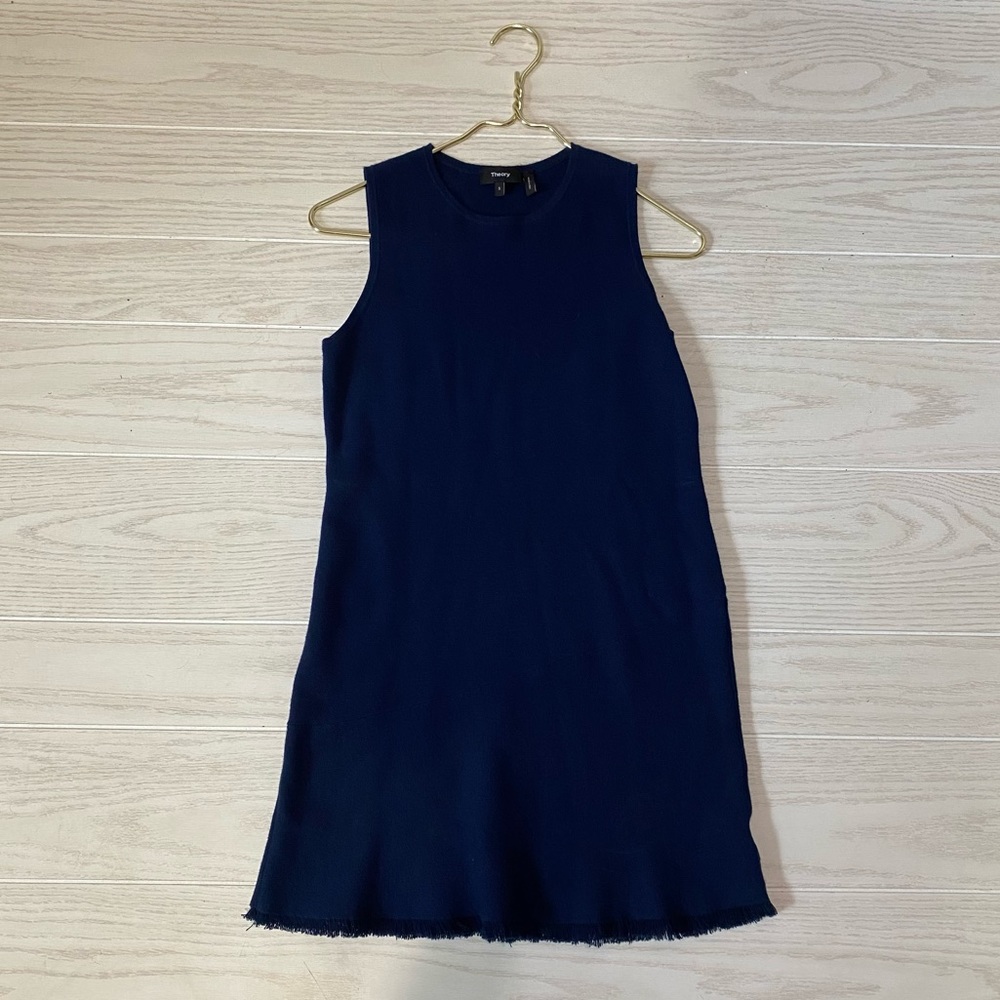 Navy Theory Knit Dress